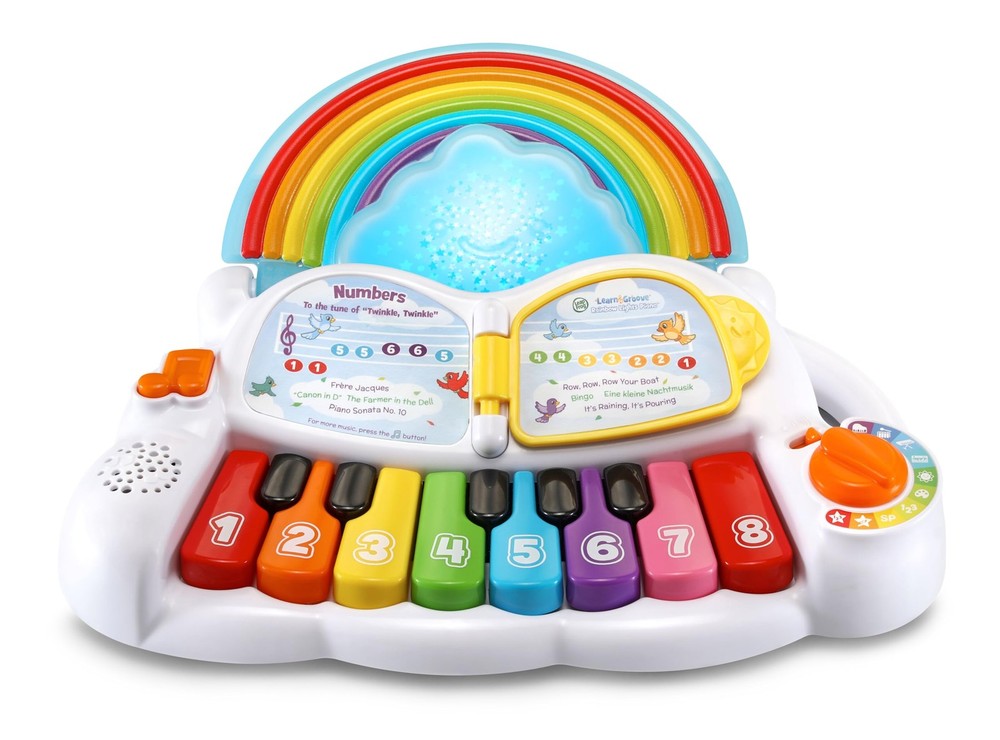 Learn and Groove Rainbow Lights Piano