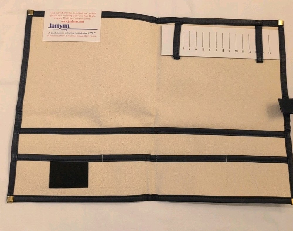 Janlynn Stitch Keeper Needlework Organizer Canvas Supply Storage