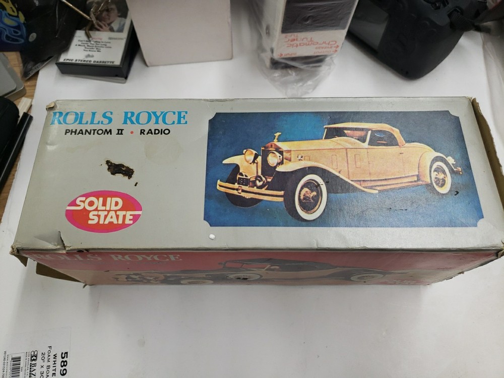 Vintage Unused Solid State Rolls Royce Phantom 2 Transistor Radio Original