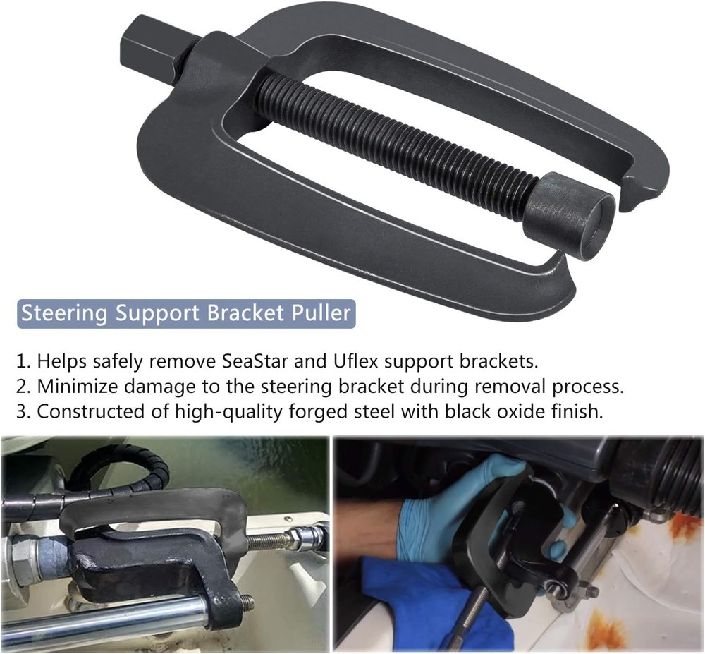 HS5157 Front Mount Hydraulic Steering Cylinder Seal Kit & Support Bracket Puller