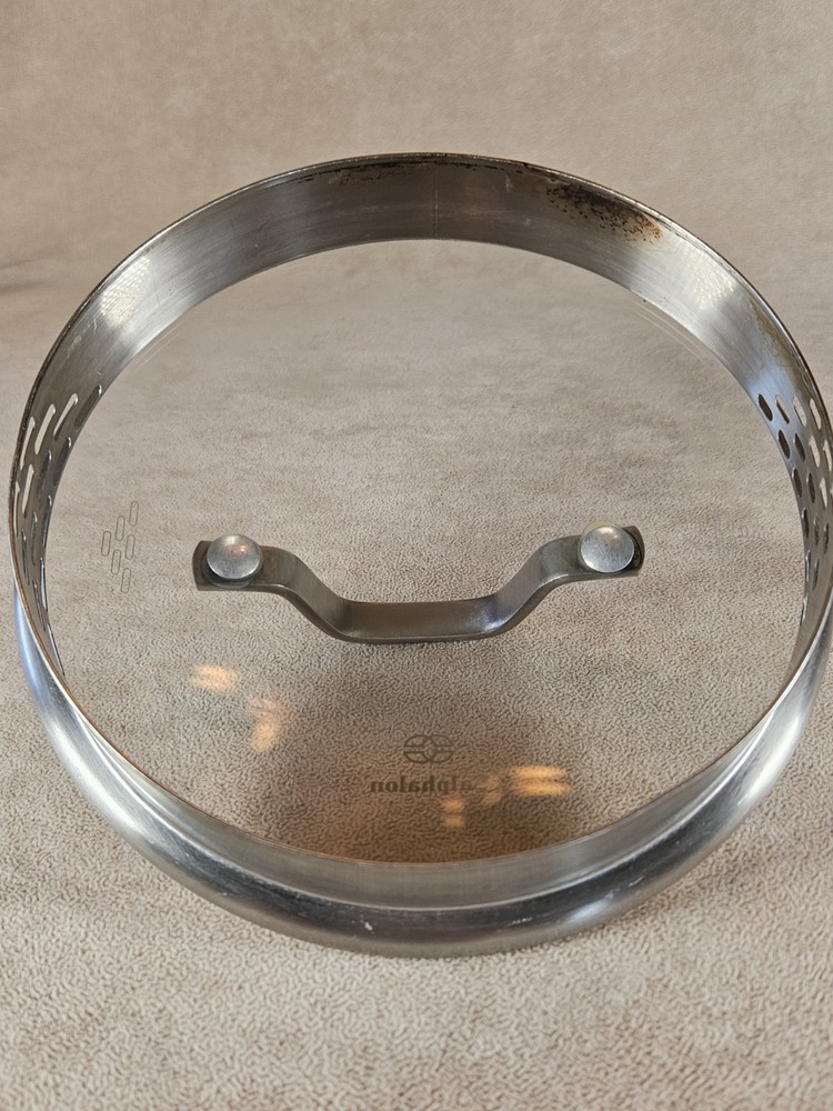 Calphalon Glass Lid Replacement Pot Pan Strainer 6.25" Inside 7" Outer