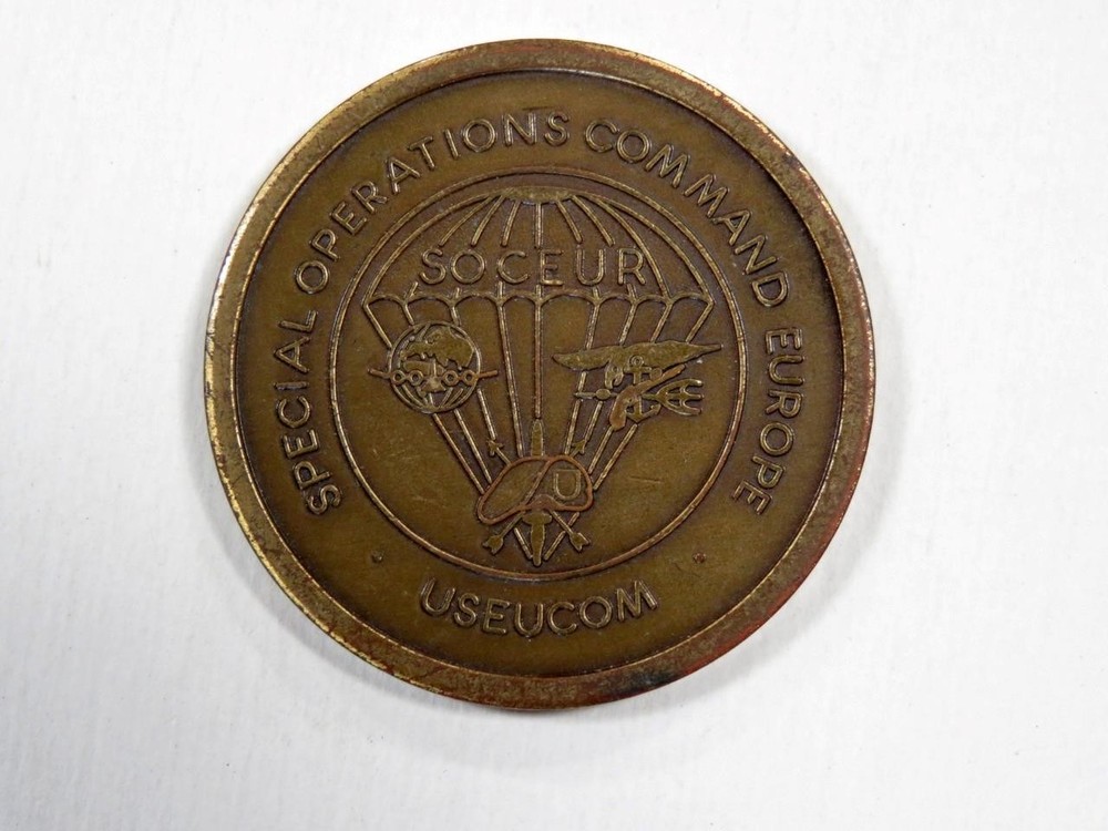 Special Operations Command Challenge Coin Engraved Capt. George Worthington