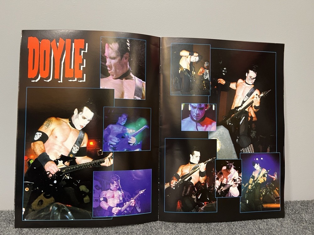 Misfits Autographed Evil Live Tour Program Book Volume 1 1998 Rare Signed