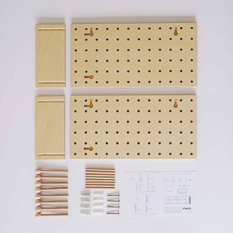 Modular Pegboard Storage Kit Easy Install Wall Mount Multi-Purpose Organizer New