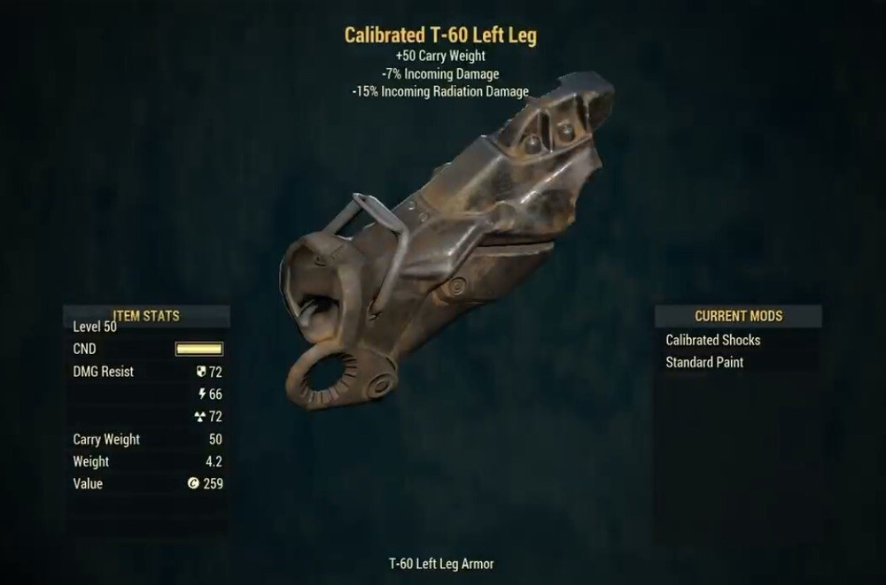 (Xbox) T-60 Power Armor with Jet Pack - Full Set Fully Modded