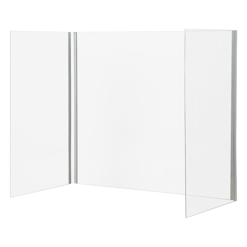 Foldable Sneeze Guard Portable Student Desk Divider Clear Table Panel Shield