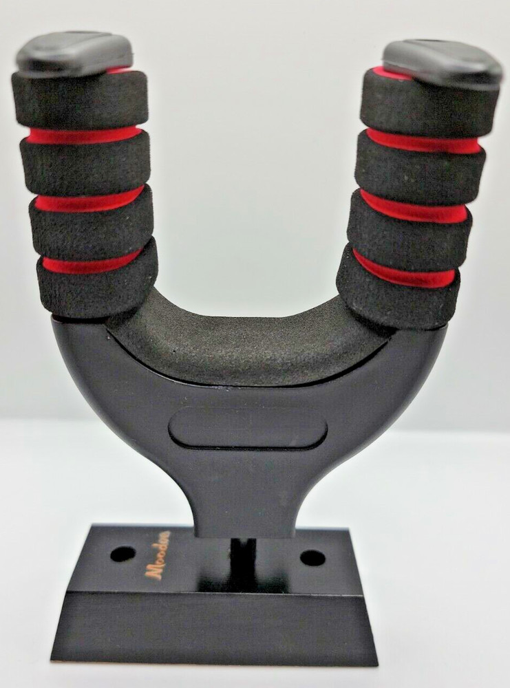 Guitar Wall Hanger, Black & Red. New
