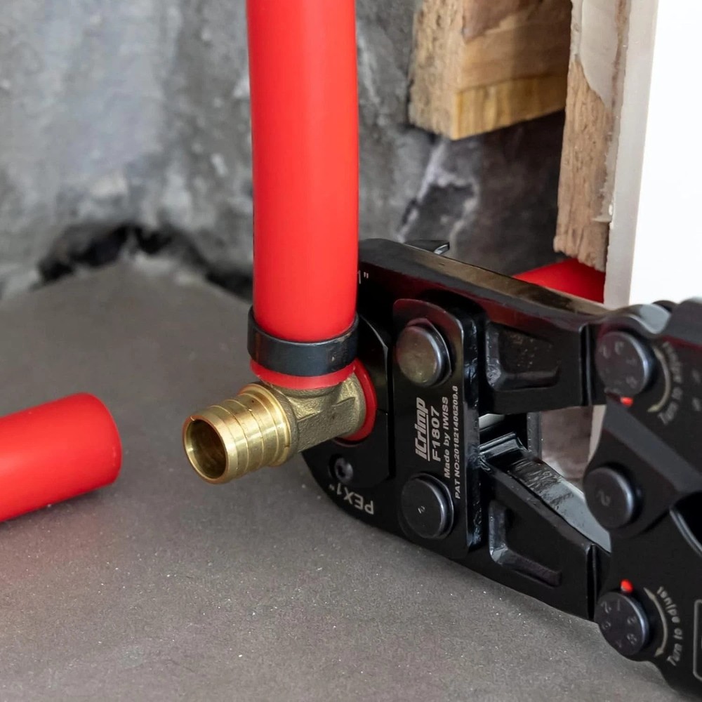 Portable Pex Pipe Crimper Set - Metal Construction