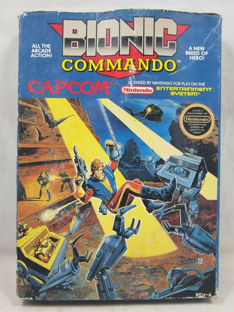 Bionic Commando (Nintendo Entertainment System | NES) BOX MANUAL & INSERTS