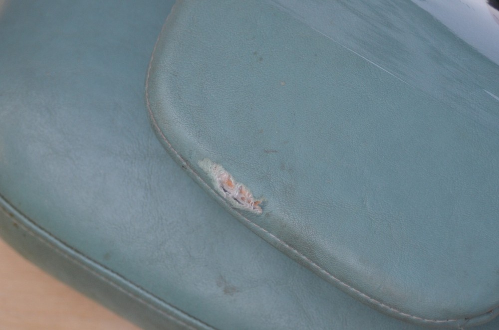 Vintage Royal Dental Stool Model RO2 Upholstery