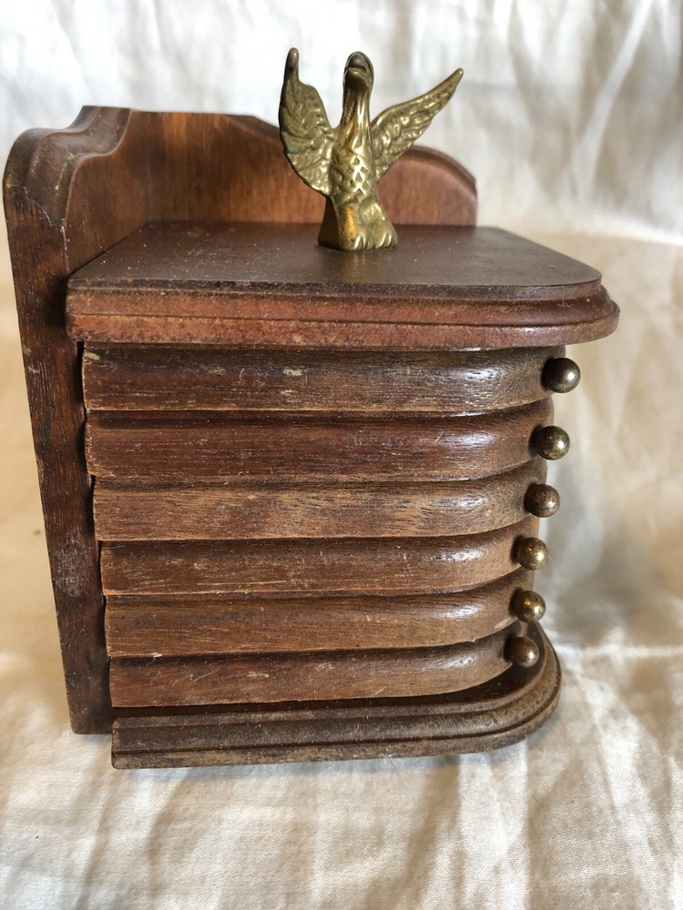 Coasters 6pc set with holder Vintage