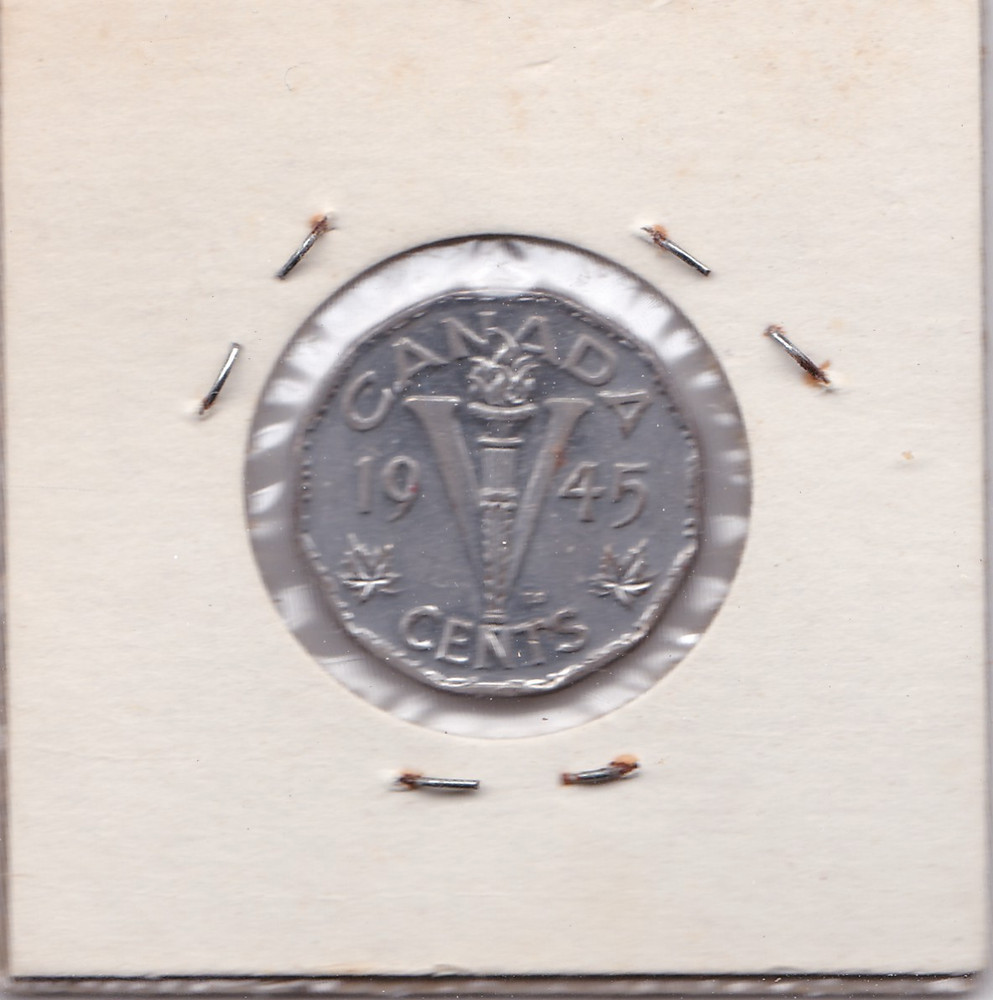 1945 Canada 5 Cents L-5