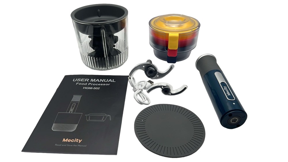 MECITY Food Processor  HGN-502 - Open Box