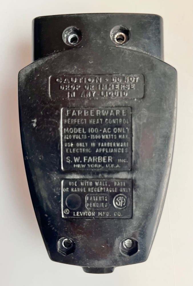 Farberware 100 Perfect Heat Control - Bakelite Shell Only