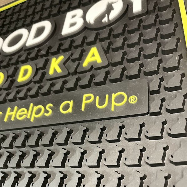 Good Boy Vodka Bar Mat 16x16