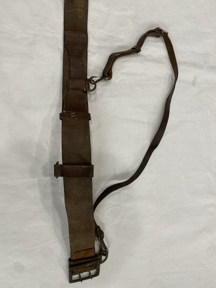 WWII German Leather Belt Dated 1939