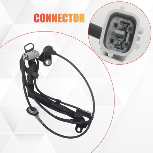 ALS1225 Front Right ABS Wheel Speed Sensor Compatible with Protege5 2002-2003
