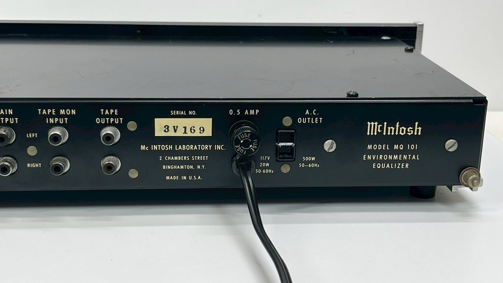 McIntosh MQ101 Environmental Equalizer 3-Band Excellent Condition Working