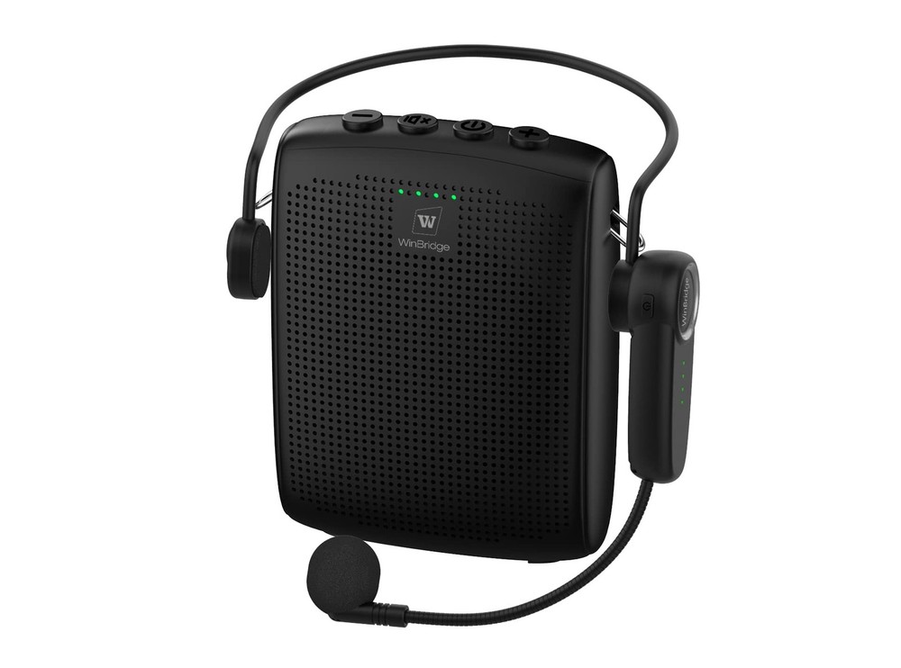 WinBridge Voice Amplifier with Bluetooth, Portable Speaker and Microphone Set...