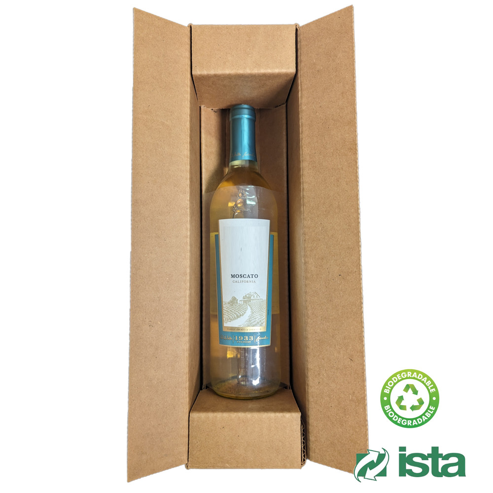 Single Wine Bottle Protective Packaging with Boxes - (5 Count Bundle)