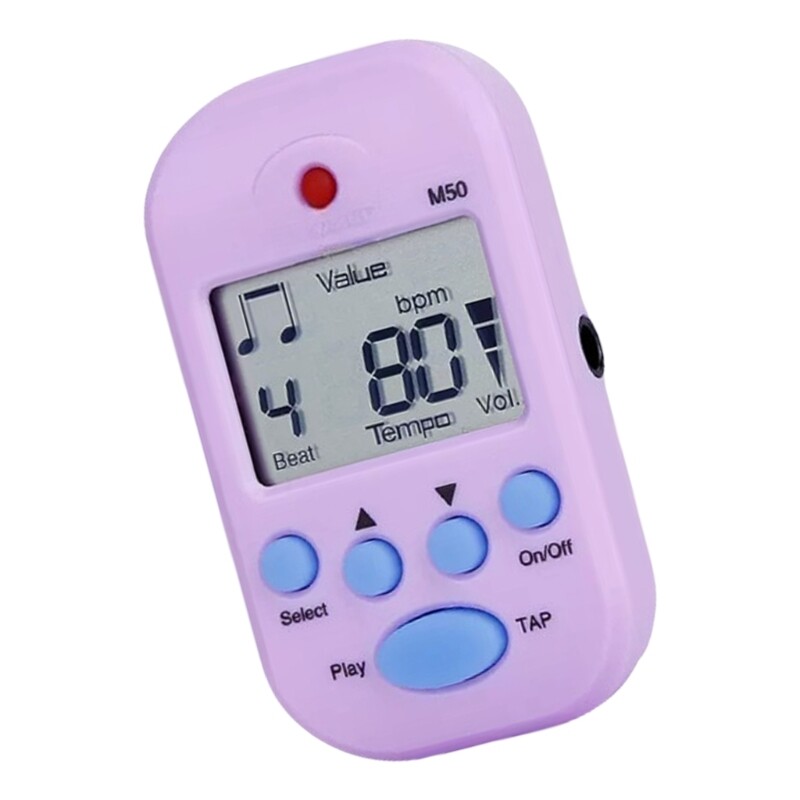Small Electronic Metronome Professional Clip LCD Digital Rhythm Metronome
