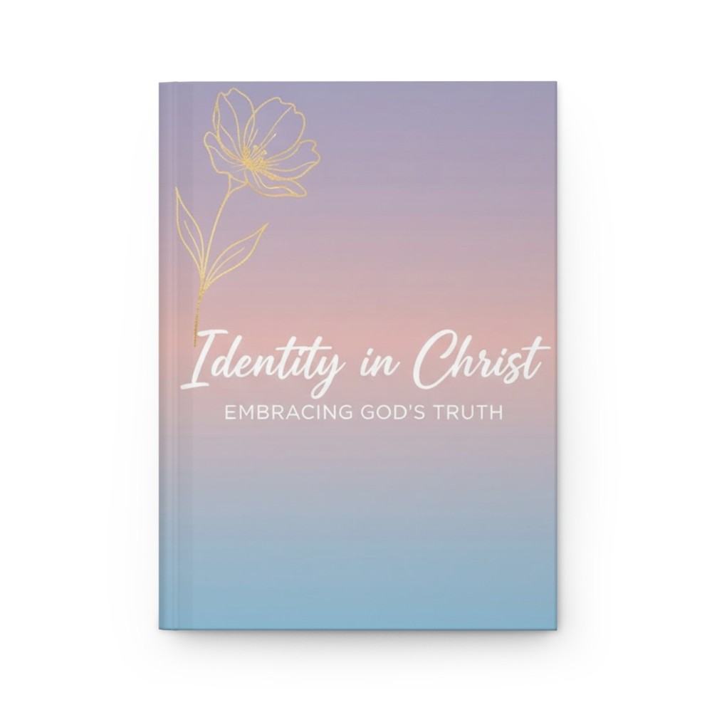 Identity in Christ Notebook, Christian Devotional Journal, Bible Study, Planner