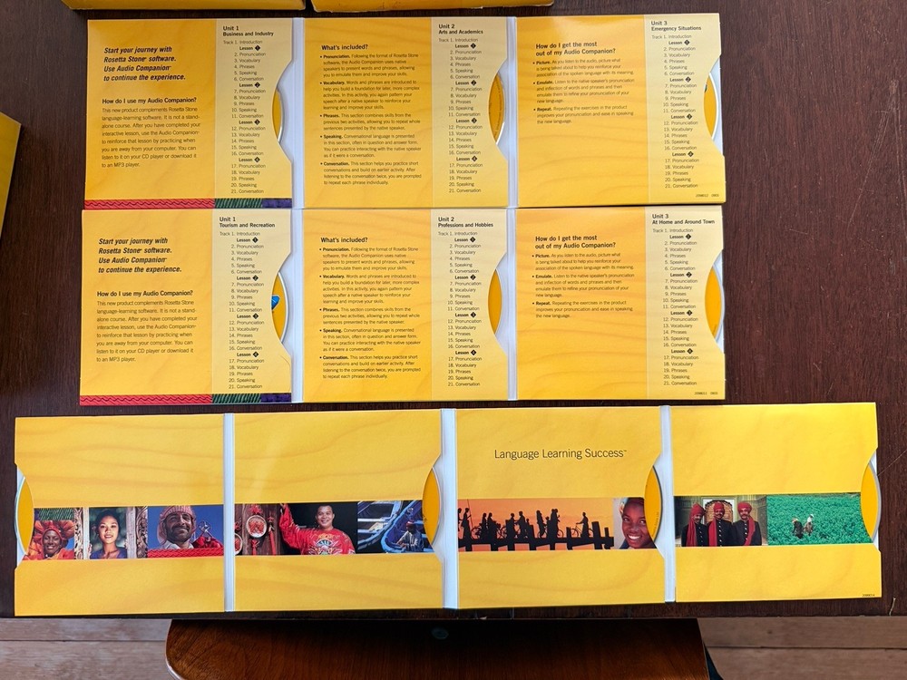 Rosetta Stone Spanish (Latin America) language course CD format 1-5