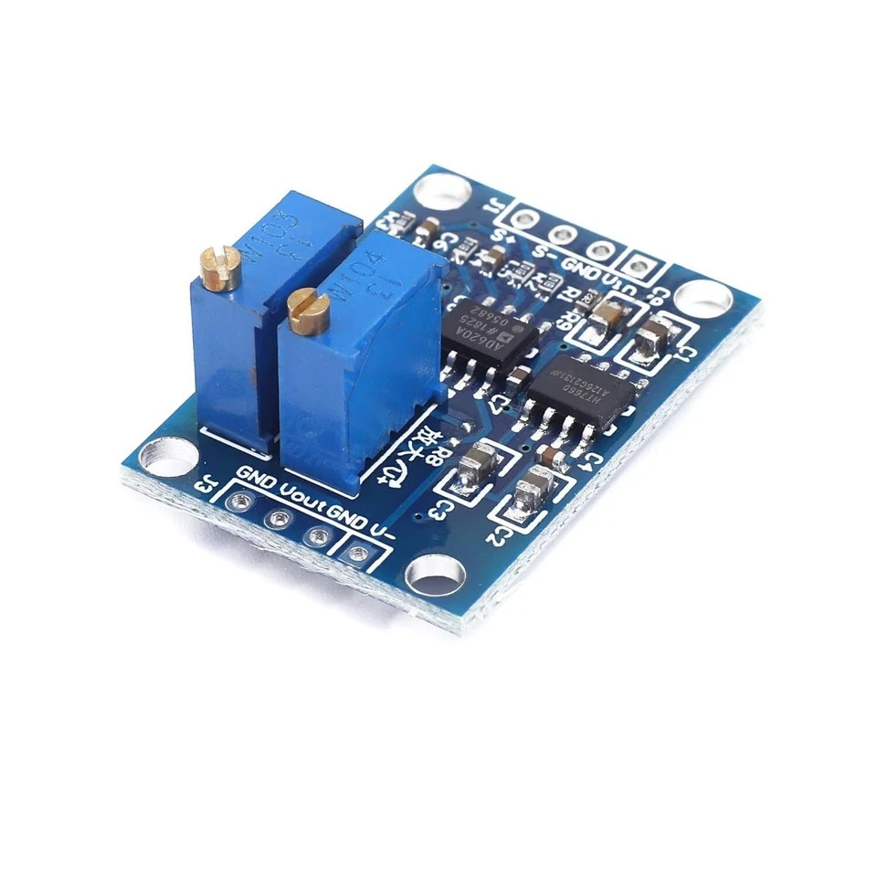 Millivolt/Microvolt Voltage Amplifier Module AD620 Instrumentation Amplifier ...