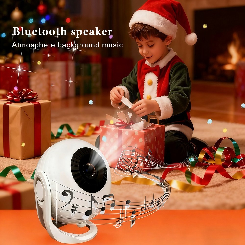 Galaxy Projector Lamp: 12 Scenes, Bluetooth Music, Starry Sky Lighting