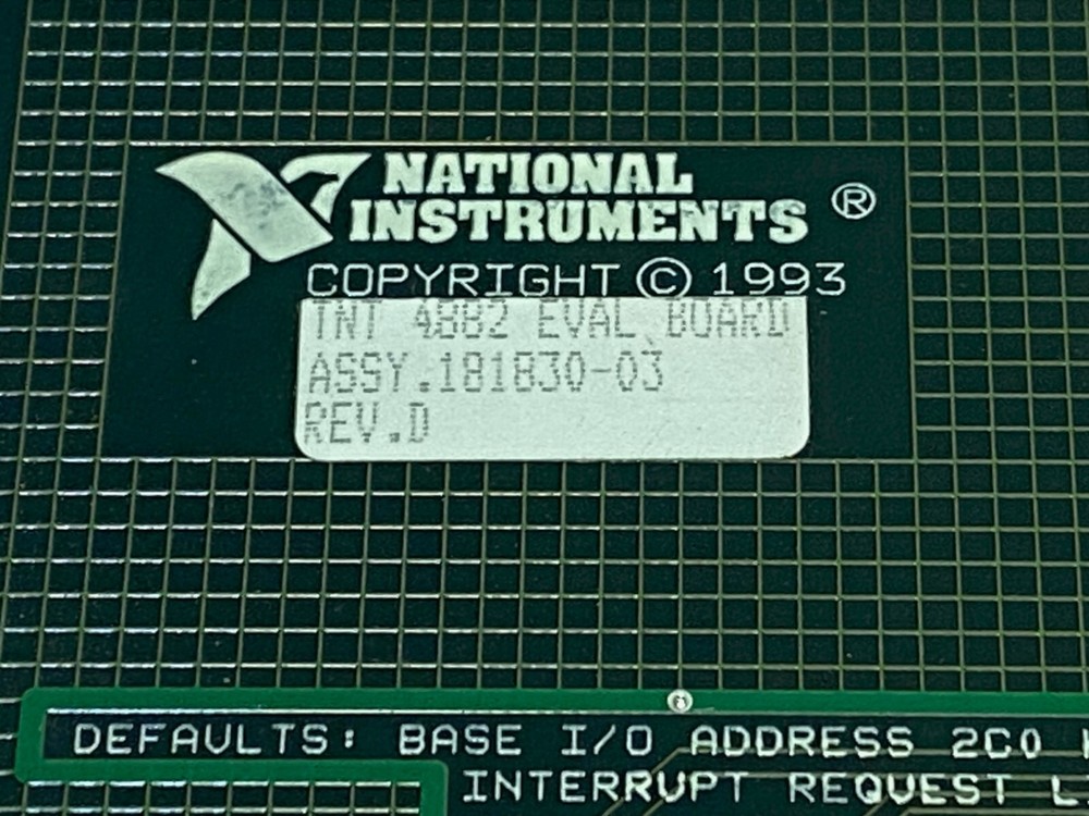 NATIONAL INSTRUMENTS 181830-03 CARD