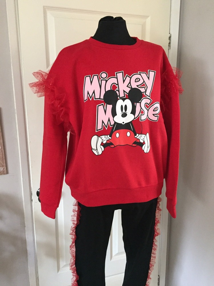 New Disney Sweatshirt And Leggings Set