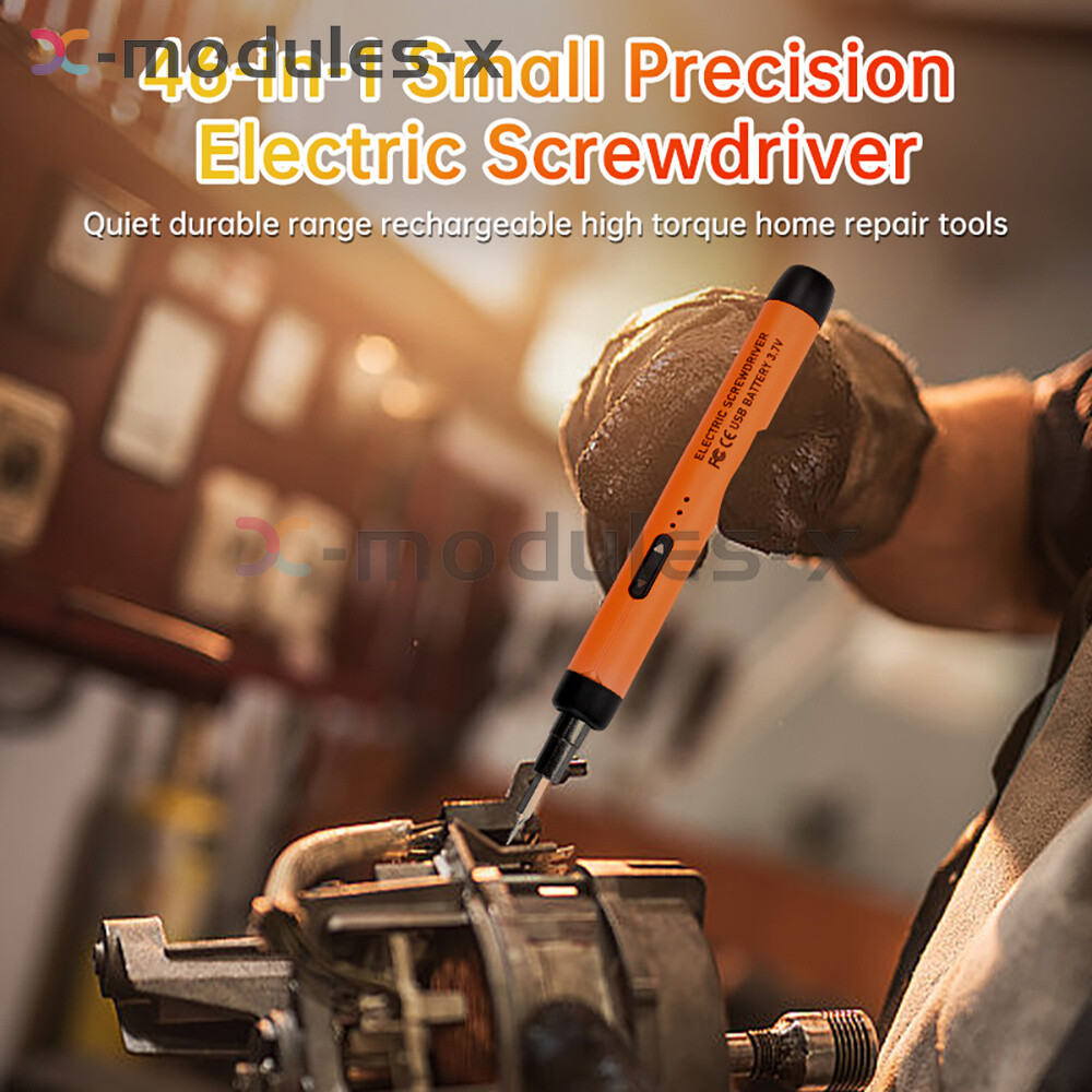 46in1 Mini Precision Electric Screwdriver Set Rechargeable Cordless Screwdriver