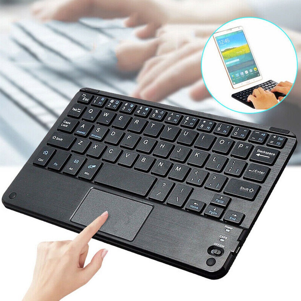 Upgrade Wireless Bluetooth Keyboard With Mouse Touchpad For Android/IOS Tablet