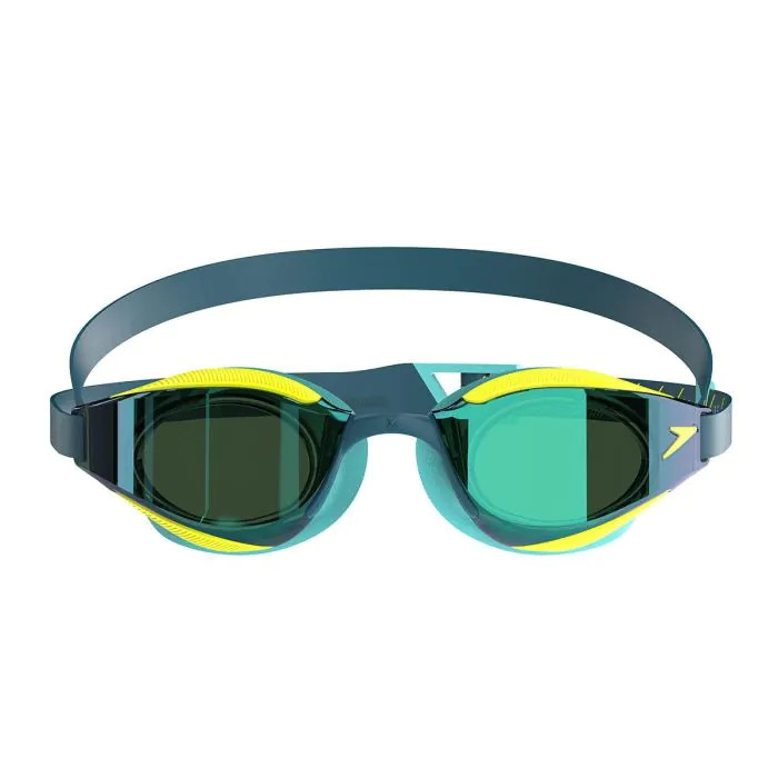 Speedo Fastskin Hyper Elite Mirrored Goggles, Hyper Yellow/Yellow
