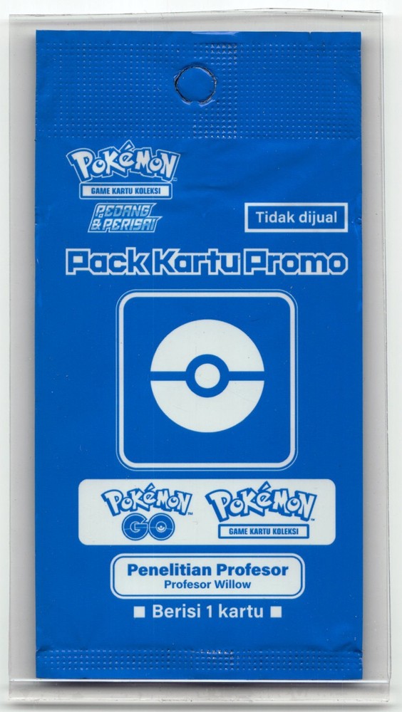 EMPTY Wrapper Indonesia Pokemon GO Promo