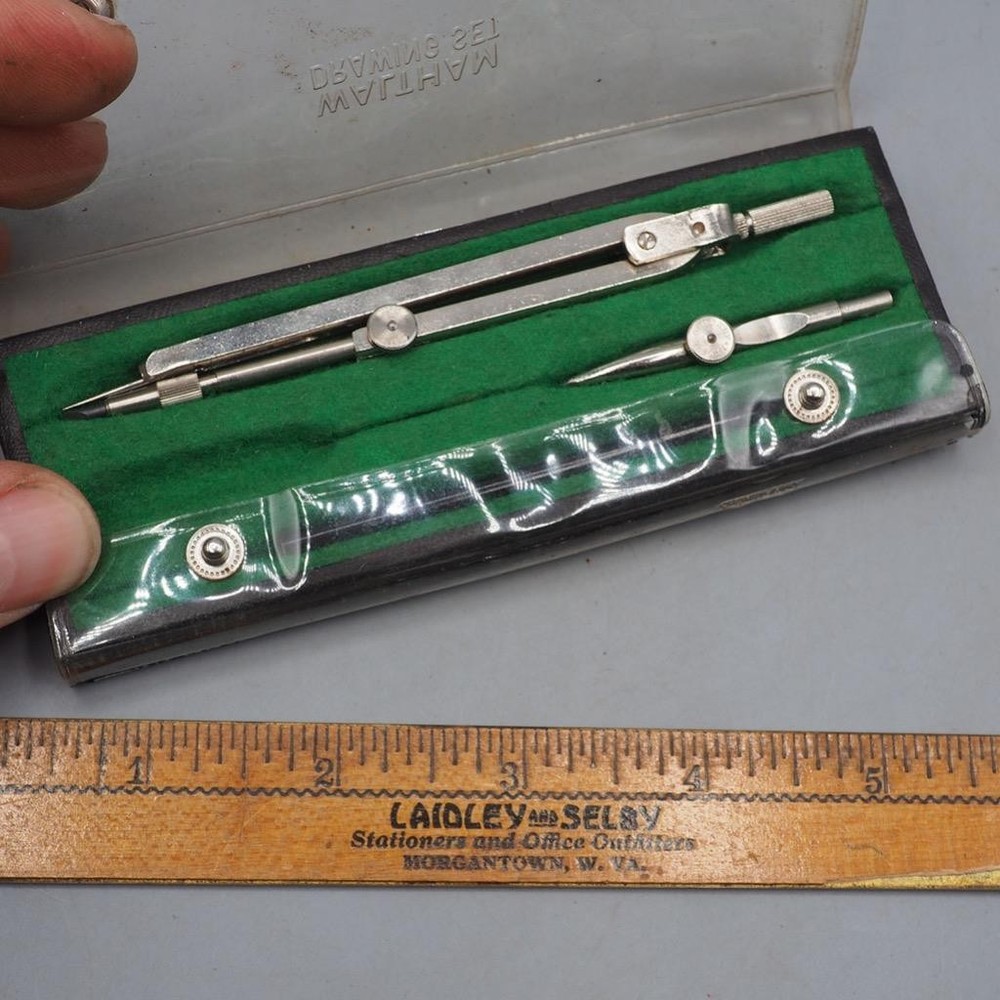 Waltham Drafting Drawing Tool Kit Set Lot