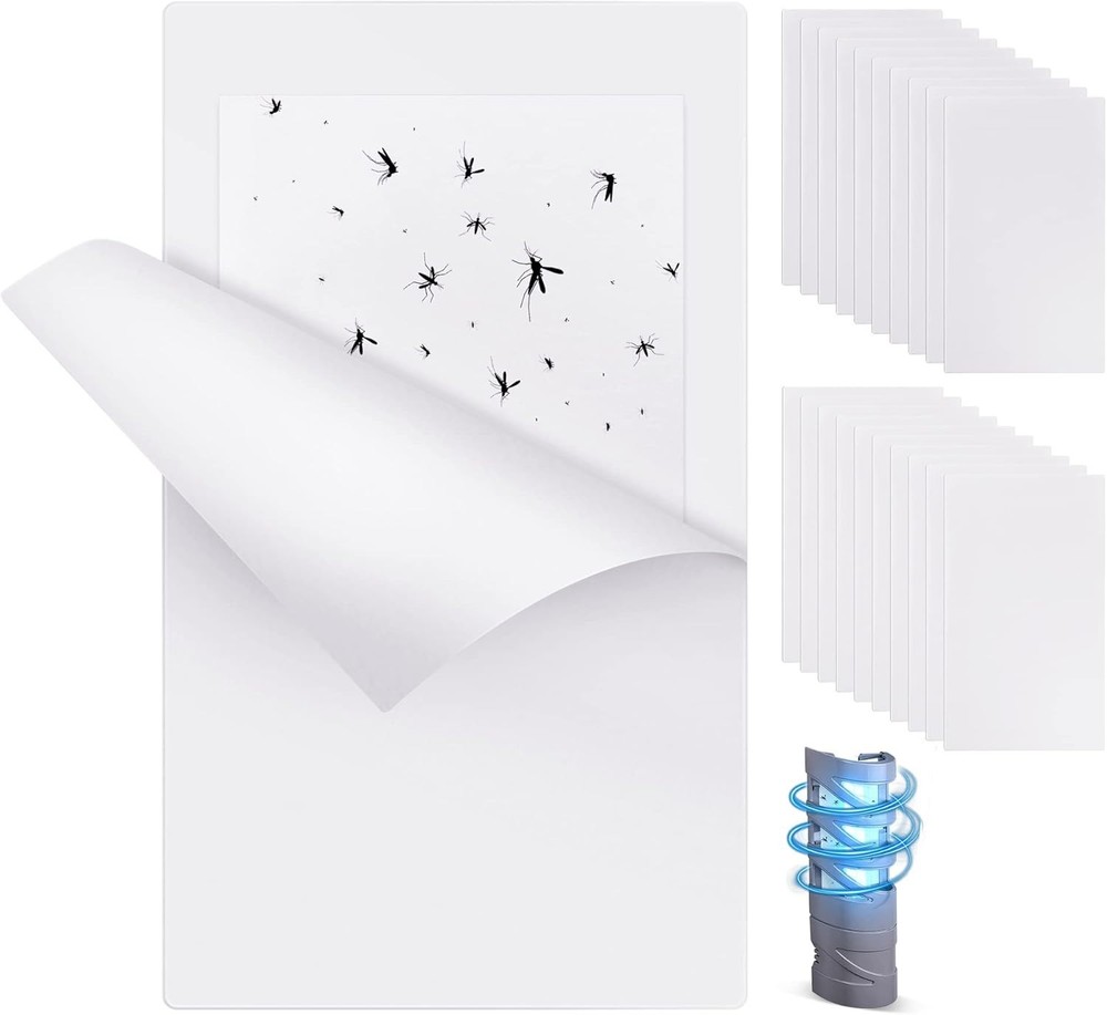 20 Pack Replacement Fly Glue Boards, Compatible with Gardner Flyweb Fly Classic