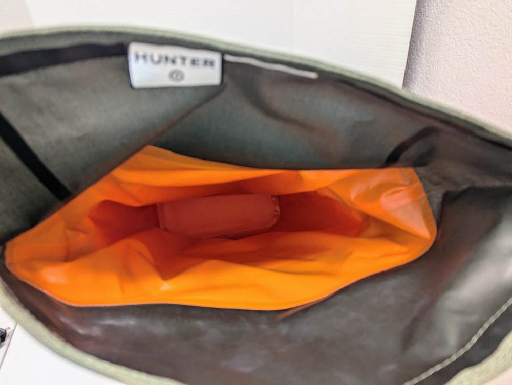 Hunter Target Roll Top Cooler Backpack Olive Green & Orange