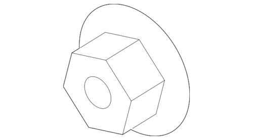 Genuine Ford Air Shield Retainer Nut -W520822-S441