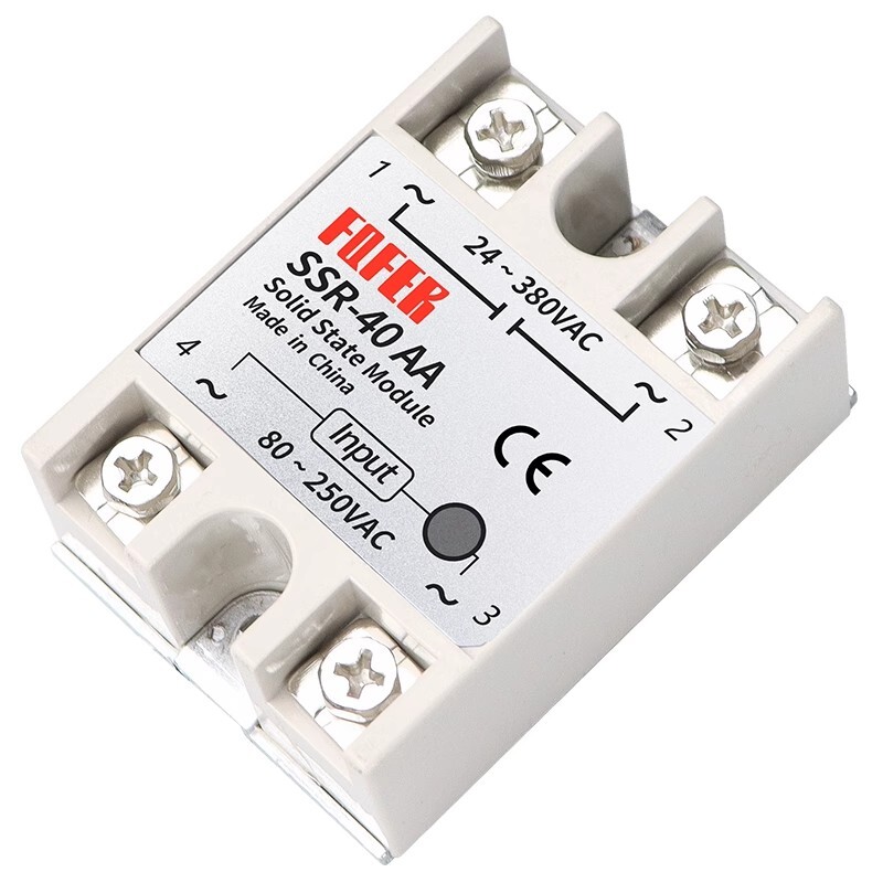FQFER Solid State Relay SSR-40AA 40A 380V AC Control AC