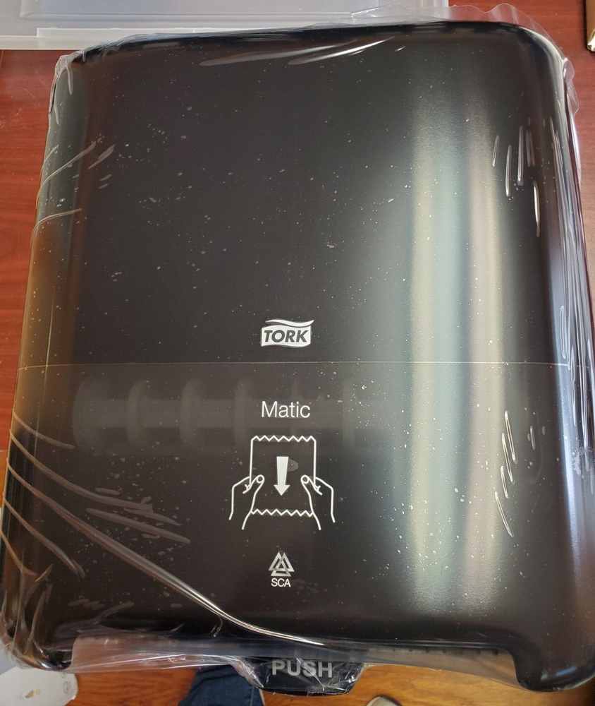 Tork Elevation Dispensor Hand Towel Matic Roll Black H-1 System