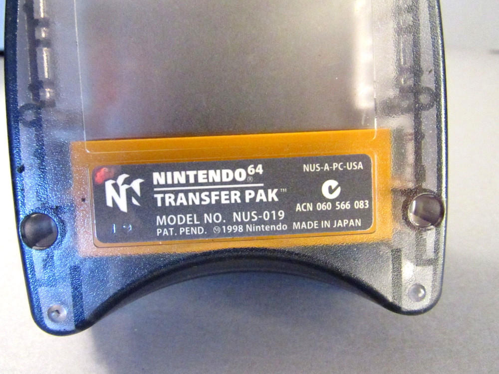 Nintendo 64 Game Boy Transfer Pak Model NUS-019 Untested