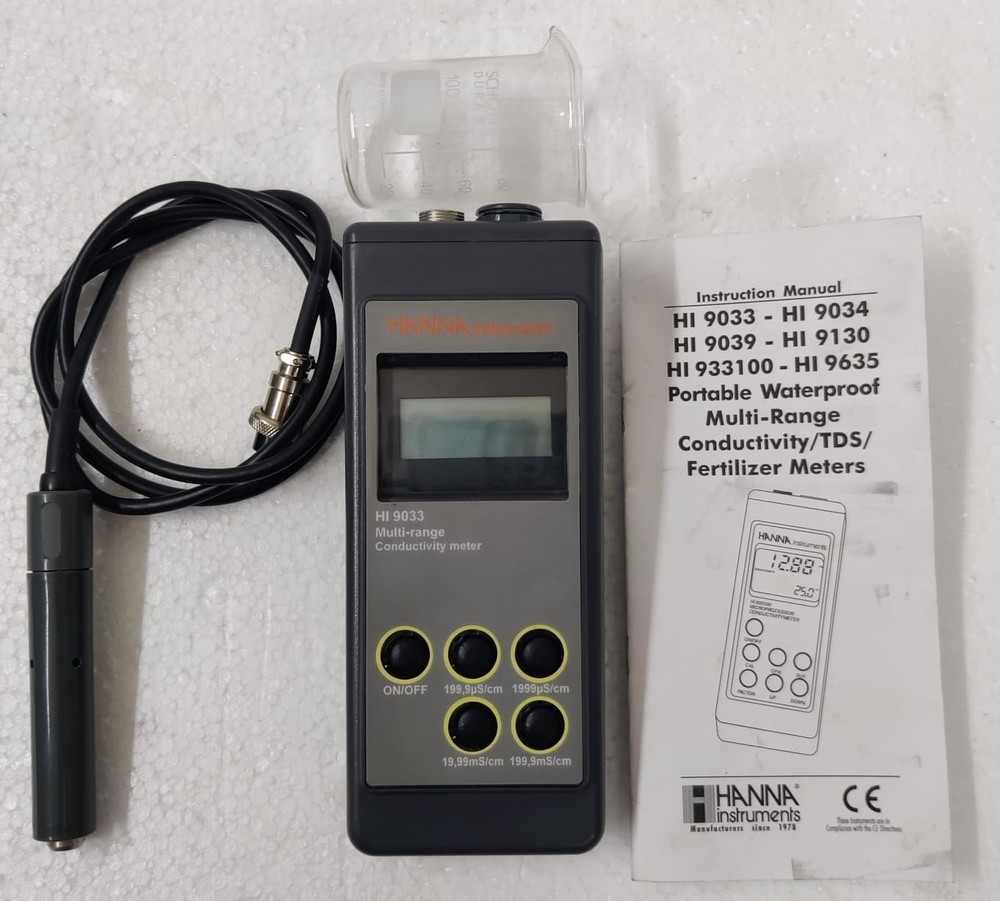 HANNA INSTRUMENTS HI9033 MULTI-RANGE CONDUCTIVITY METER