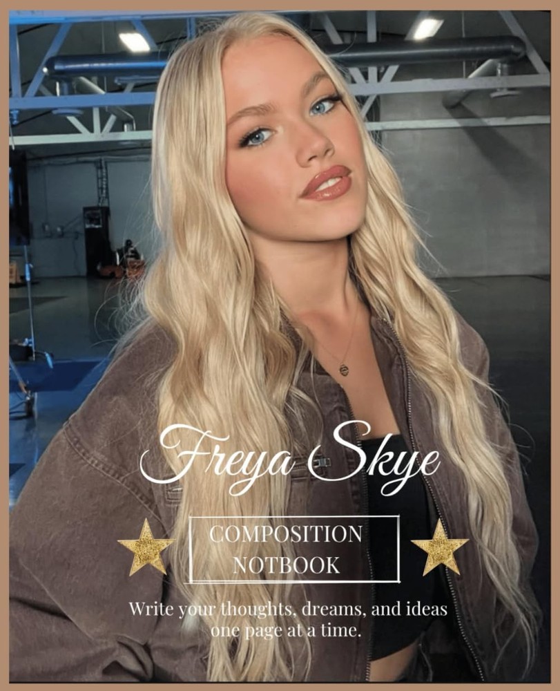 Freya Skye Composition Notebook: Minimal Lined Notebook for Notes, Journaling &