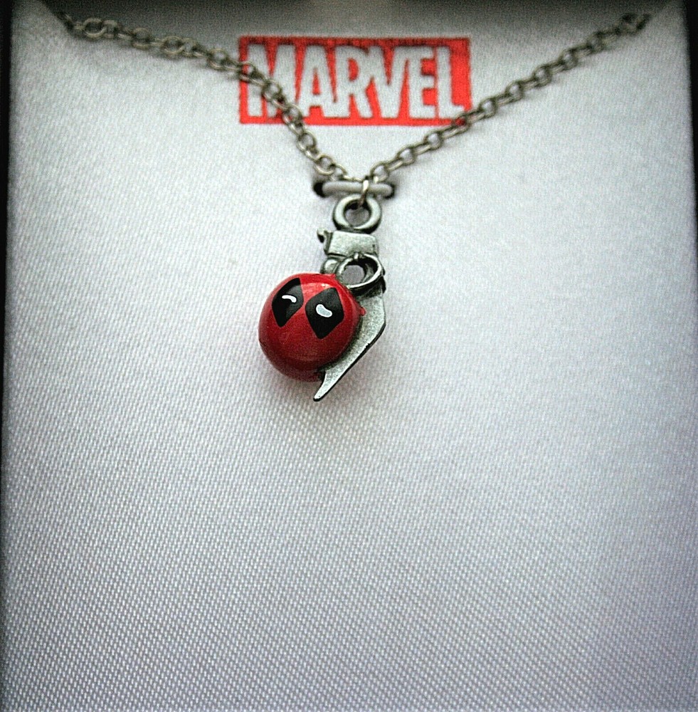 Marvel Comics Deadpool Petite Sword in Head Necklace Pendant New NOS Box