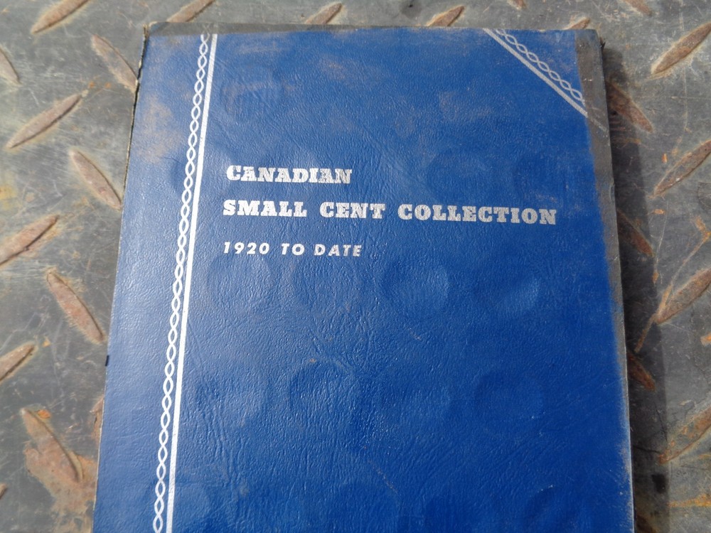 Canadian Small Cent Collection in Whitman Folder