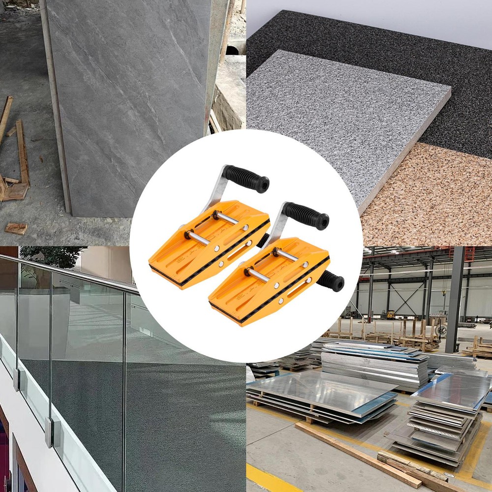 2Pcs Double Hand & Granite Carrying Clamps