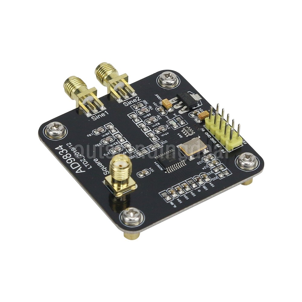 AD9834 Signal Generator Module Circuit Board Sine Triangle Square Wave Output #