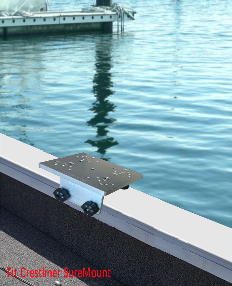 Brocraft Crestliner Boat Downrigger Bracket /Sure Mount Downrigger Mount