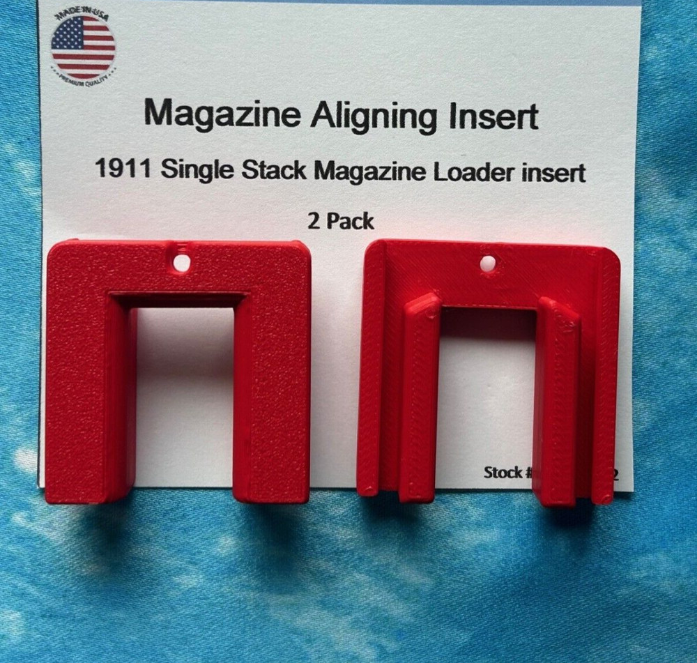 Magazine Aligning Insert. 1911 Single Stack Magazine Loader insert X 2